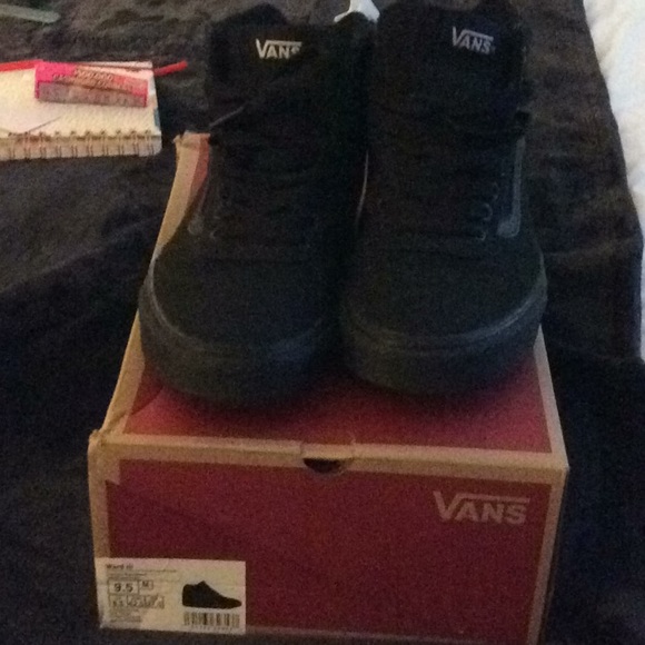 Black Vans as is - Picture 3 of 8
